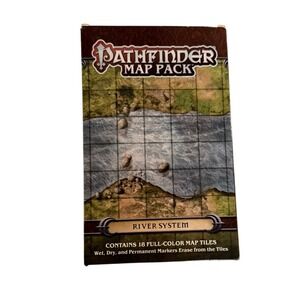 Pathfinder Map Pack River System 18 Map Tiles PZO4054 Paizo RPG Accessory